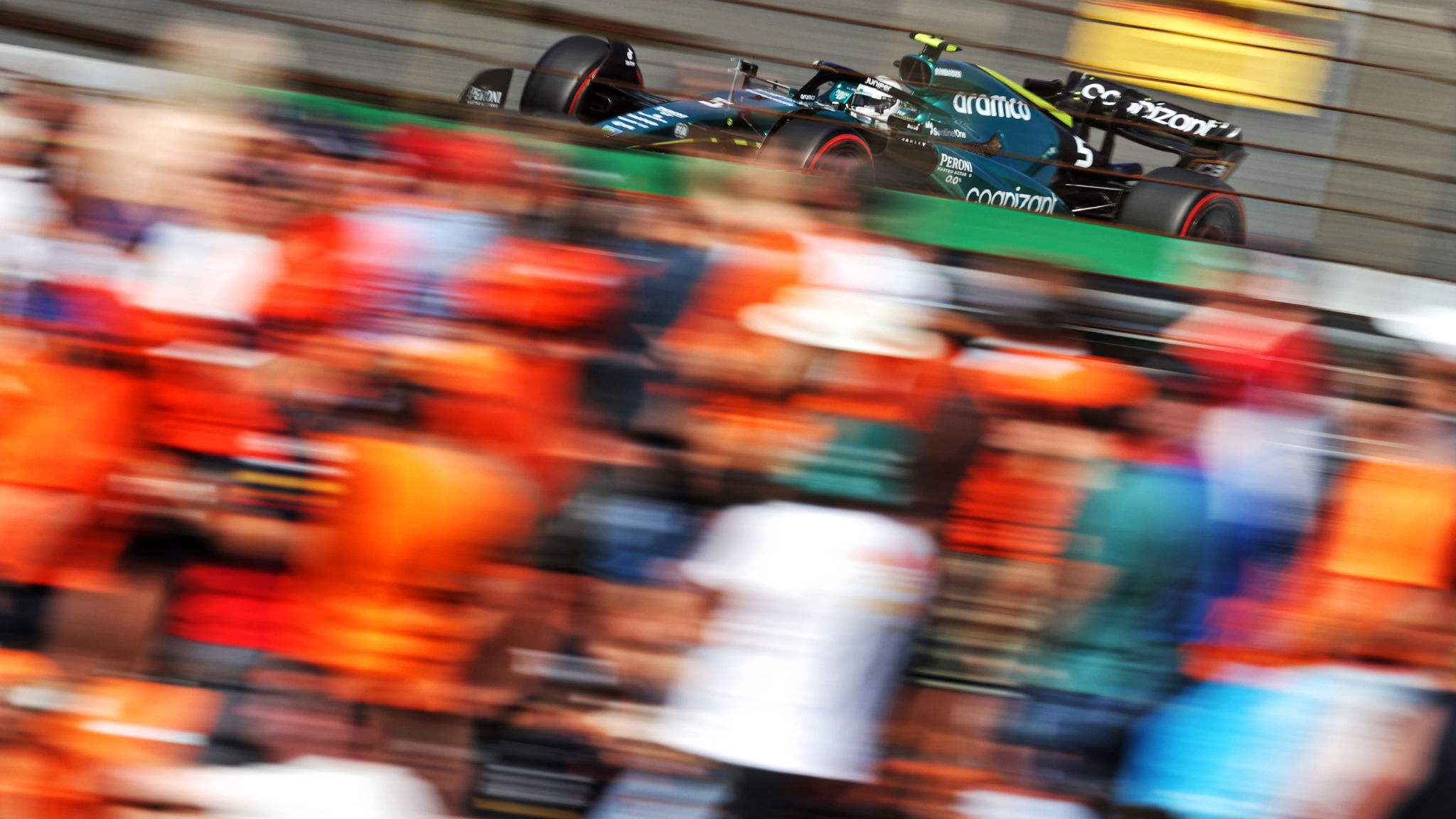 Sebastian Vettel (GER) Aston Martin F1 Team AMR22. Formula 1 World Championship, Rd 14, Dutch Grand Prix, Zandvoort,