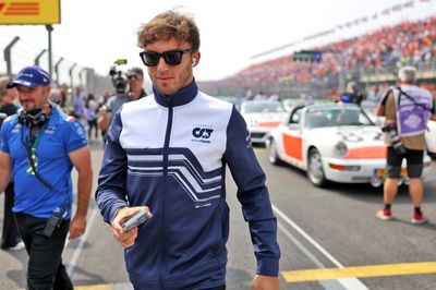 Pierre Gasly (FRA) AlphaTauri on the drivers parade. Formula 1 World Championship, Rd 14, Dutch Grand Prix, Zandvoort,