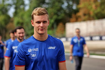 Mick Schumacher (GER) Haas F1 Team walks the circuit. Formula 1 World Championship, Rd 16, Italian Grand Prix, Monza,