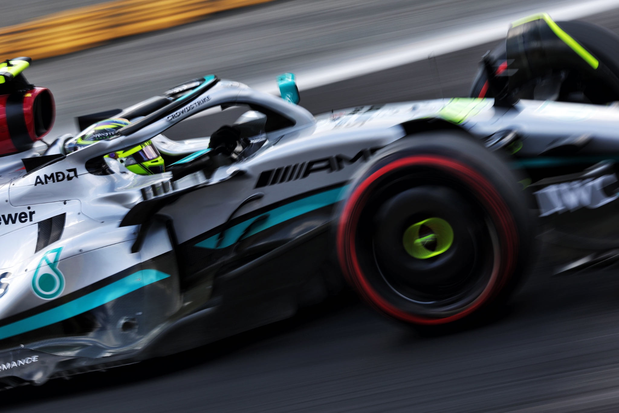 Lewis Hamilton (GBR) Mercedes AMG F1 W13. Formula 1 World Championship, Rd 16, Italian Grand Prix, Monza, Italy, Practice