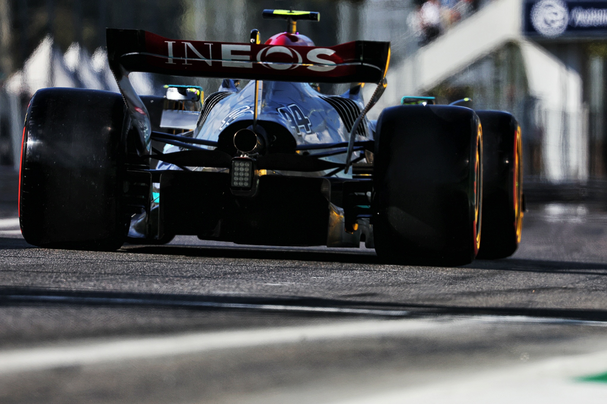Lewis Hamilton (GBR) ) Mercedes AMG F1 W13. Kejuaraan Dunia Formula 1, Rd 16, Grand Prix Italia, Monza, Italia,