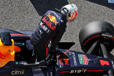 Max Verstappen (NLD) Red Bull Racing RB18 in parc ferme. Formula 1 World Championship, Rd 16, Italian Grand Prix, Monza,