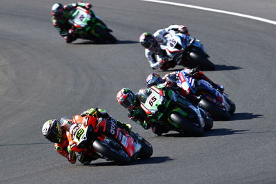 Alvaro Bautista, Toprak Razgatlioglu, Jonathan Rea dan Scott Redding, balapan Superpole WorldSBK Prancis, 11 September