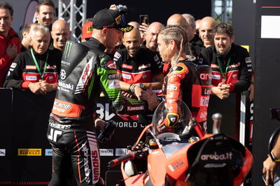 Jonathan Rea and Alvaro Bautista, French WorldSBK, 11 September