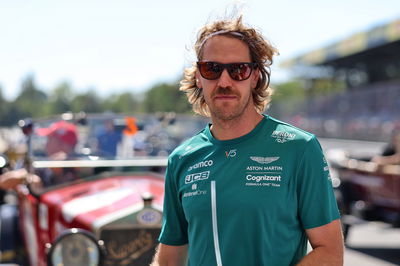 Sebastian Vettel (GER) Aston Martin F1 Team on the drivers parade. Formula 1 World Championship, Rd 16, Italian Grand