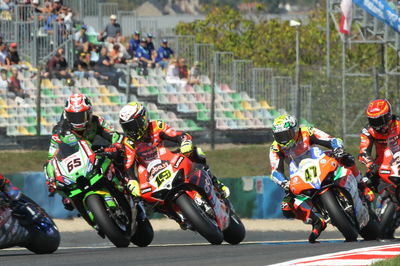 Alvaro Bautista and Jonathan Rea, French WorldSBK race2, 11 September