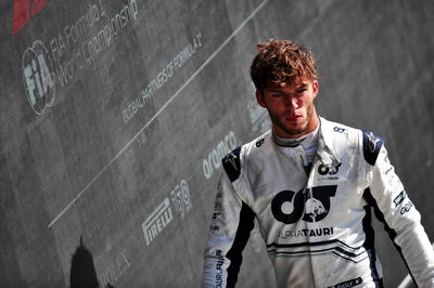 Pierre Gasly (FRA) AlphaTauri in parc ferme. Formula 1 World Championship, Rd 16, Italian Grand Prix, Monza, Italy, Race