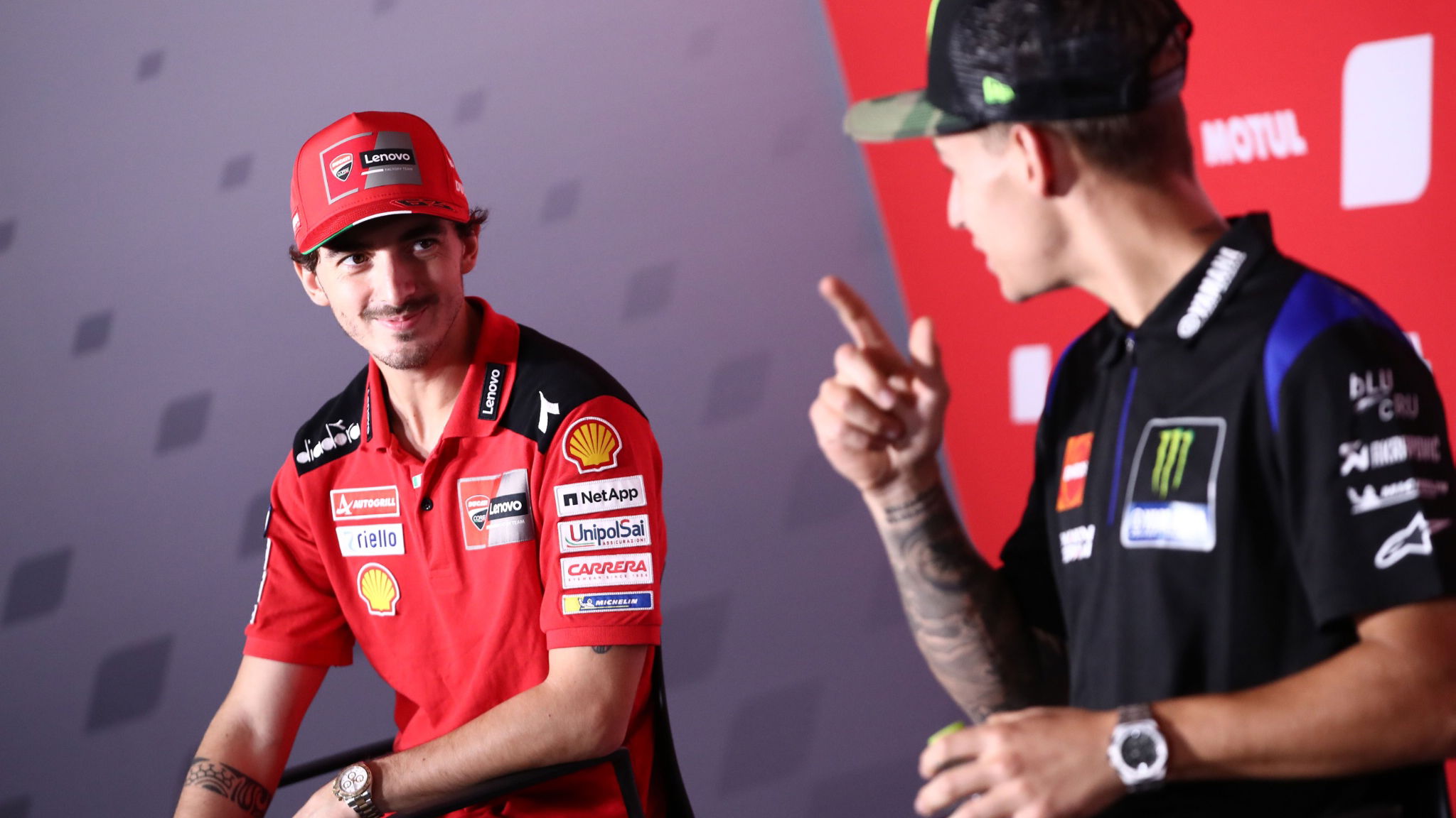 Francesco Bagnaia, Fabio Quartararo , Japanese MotoGP. 22 September