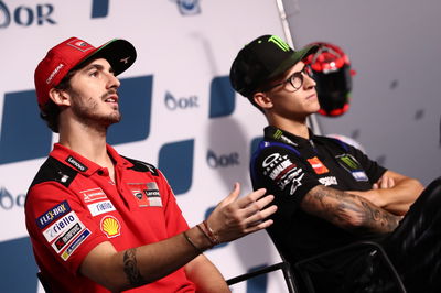 Francesco Bagnaia , Fabio Quartararo, Thailand MotoGP. 29 September