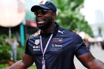 Micah Richards (GBR) Former Professional Football Player. Formula 1 World Championship, Rd 17, Singapore Grand Prix,