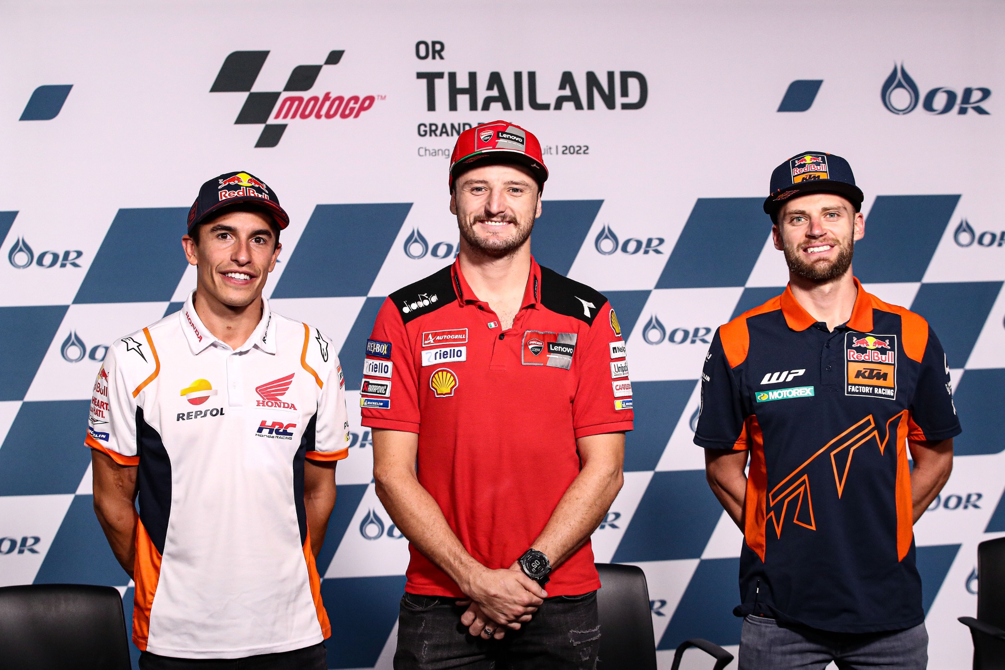 Marc Marquez, Jack Miller, Miguel Oliveira , MotoGP Thailand. 29 September