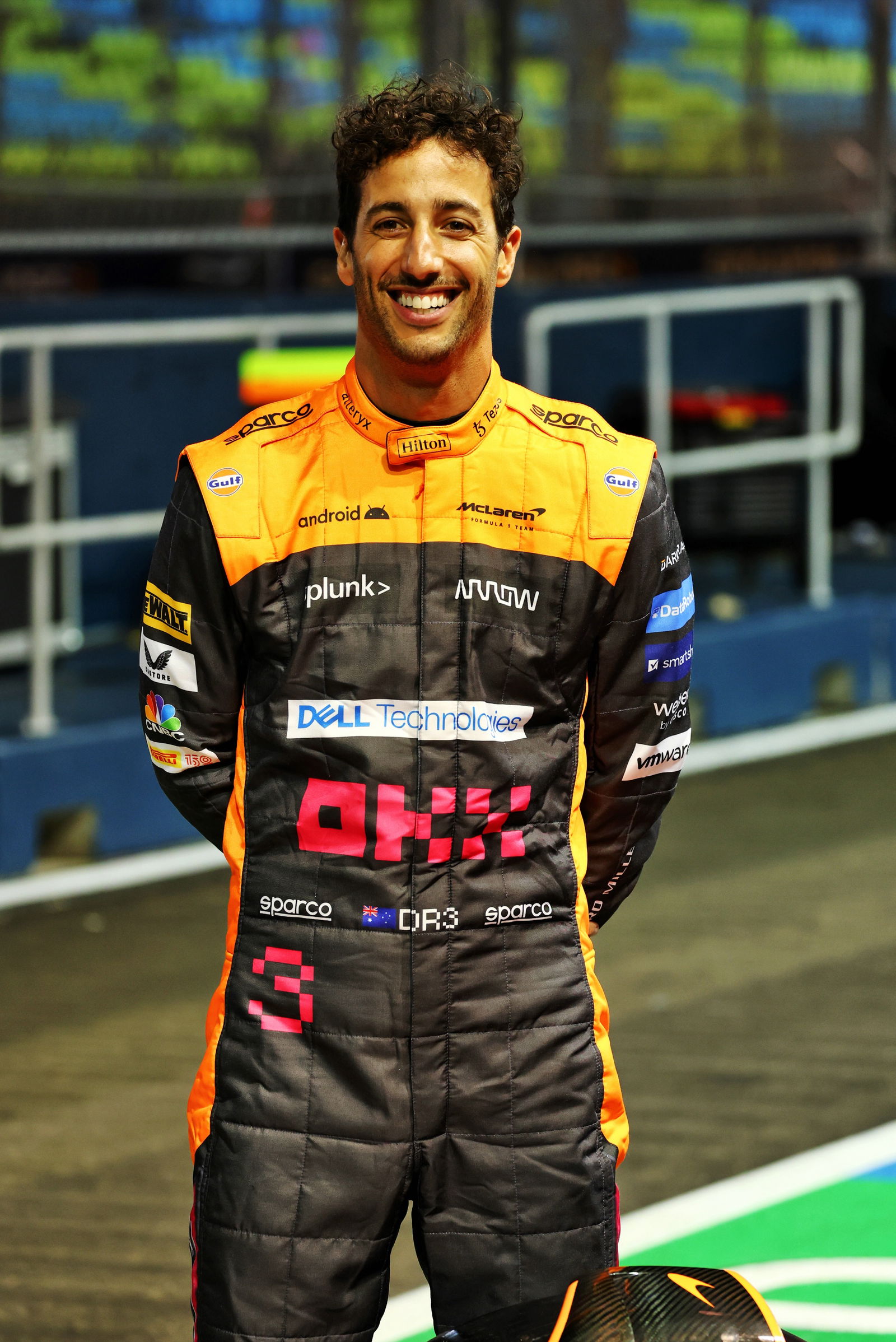 Daniel Ricciardo (AUS) McLaren. Formula 1 World Championship, Rd 17, Singapore Grand Prix, Marina Bay Street Circuit,