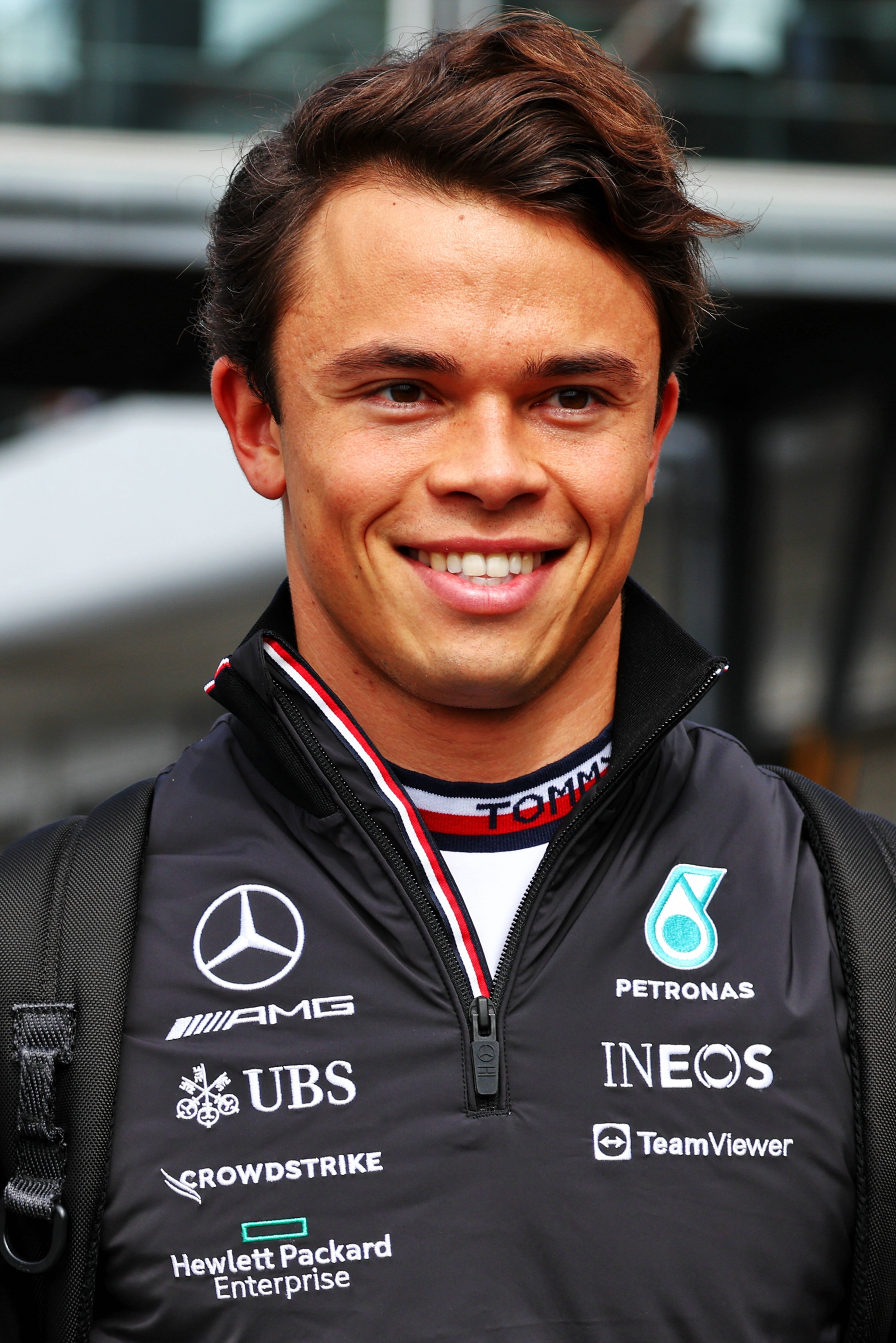 Nyck de Vries ( NLD) Mercedes AMG F1 Test and Reserve Driver. Kejuaraan Dunia Formula 1, Rd 18, Grand Prix Jepang,