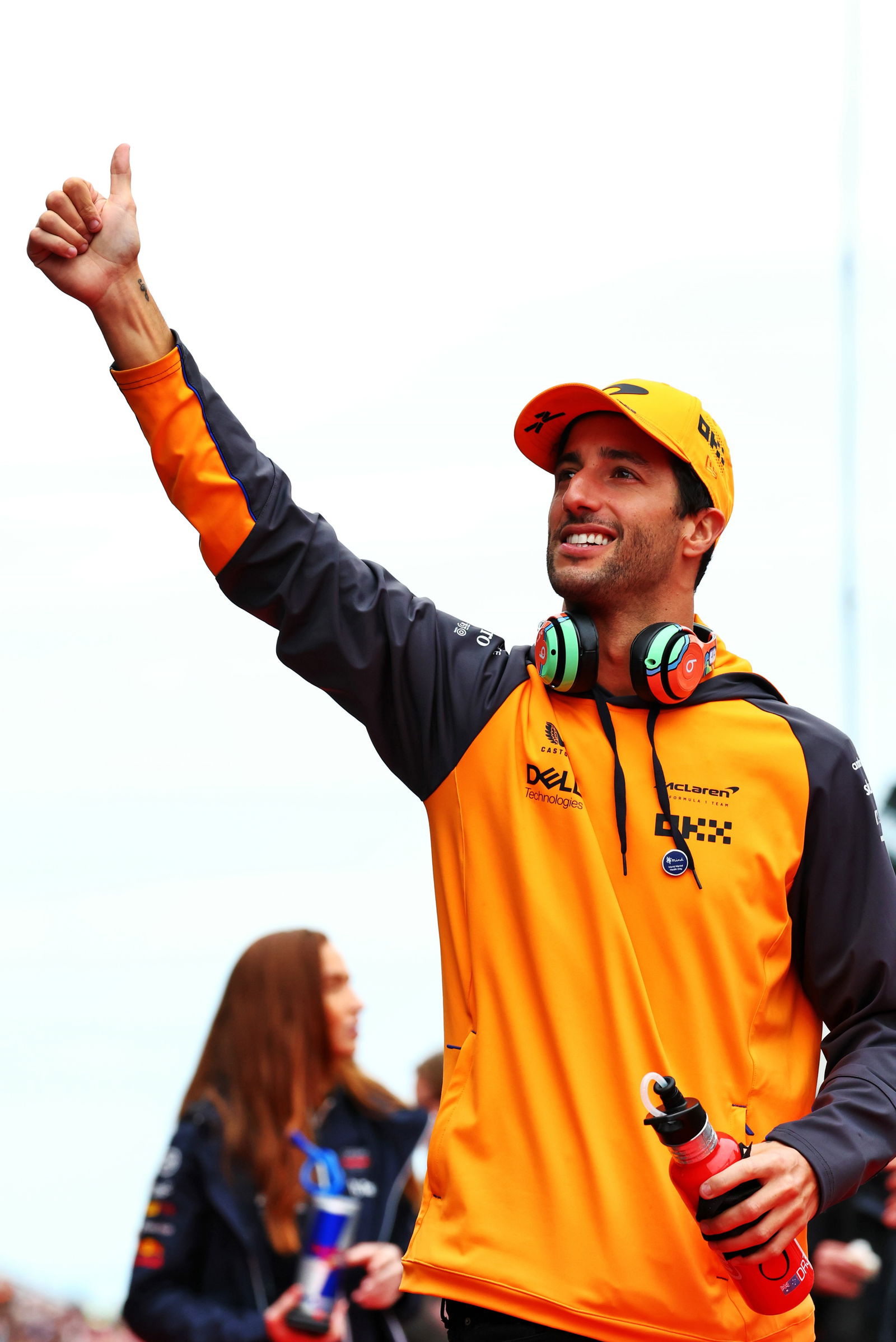 Daniel Ricciardo (AUS) McLaren on the drivers parade. Formula 1 World Championship, Rd 18, Japanese Grand Prix, Suzuka,