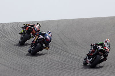 Alvaro Bautista, Toprak Razgatlioglu and Jonathan Rea, WorldSBK race2, 9 October