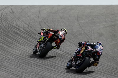 Alvaro Bautista and Toprak Razgatlioglu, Portuguese WorldSBK race2, 9 October