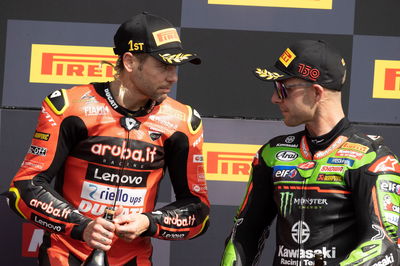 Alvaro Bautista Ducati, Jonathan Rea Kawasaki, Portimao WorldSBK