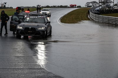 Rain on track, Australian MotoGP, 13 October