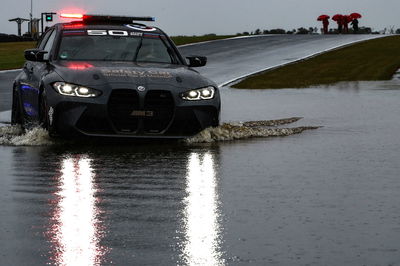 Rain on track, Australian MotoGP, 13 October