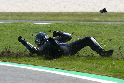 Franco Morbidelli crash, MotoGP race, Australian MotoGP, 16 October