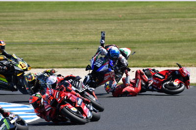 Alex Marquez and Jack Miller crash out of the Australian MotoGP, 16 October