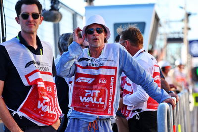 Brad Pitt (USA) Actor. Formula 1 World Championship, Rd 19, United States Grand Prix, Austin, Texas, USA, Practice Day.-