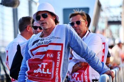 Brad Pitt (USA) Actor. Formula 1 World Championship, Rd 19, United States Grand Prix, Austin, Texas, USA, Practice Day.-