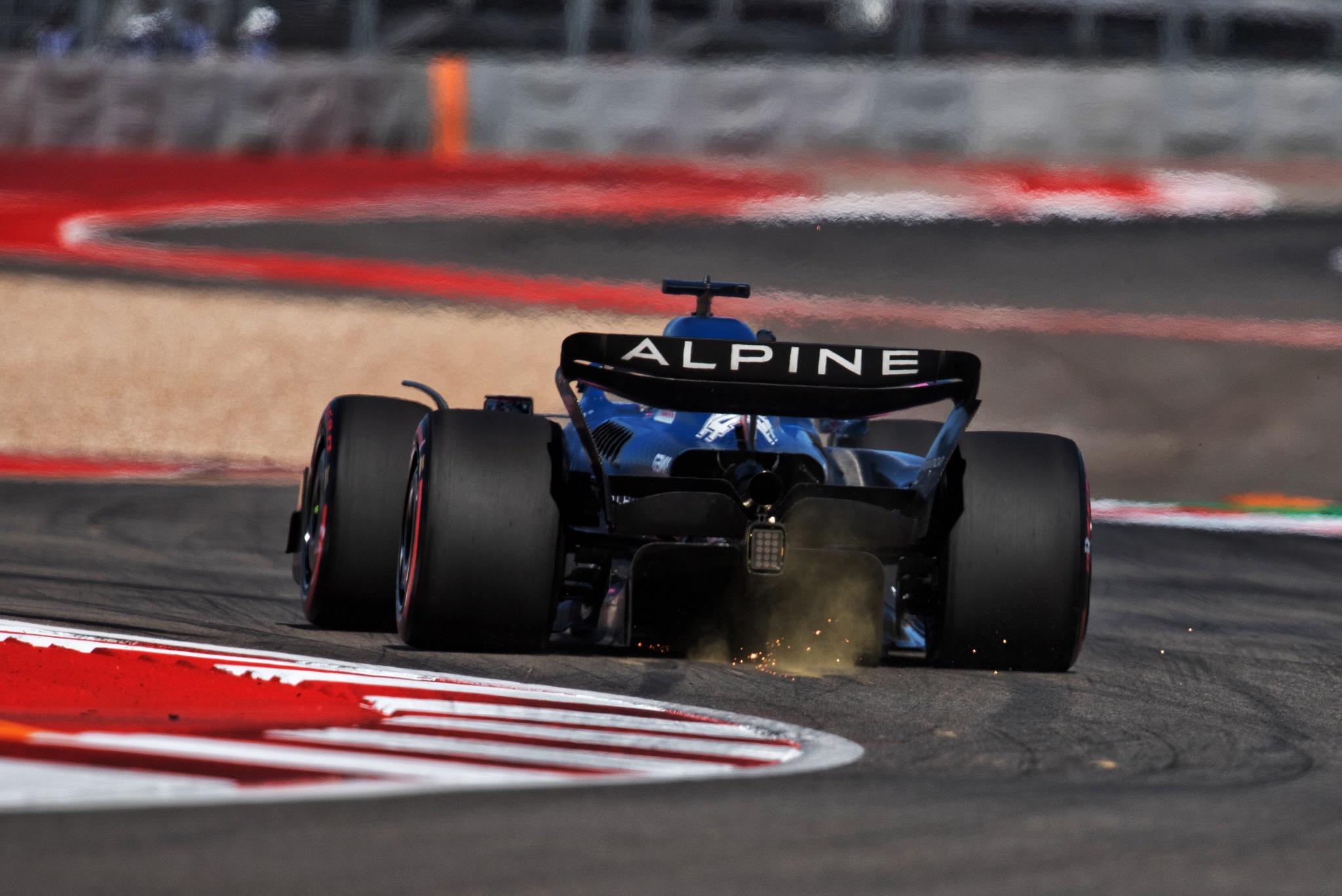 Fernando Alonso (ESP) Alpine F1 Team A522. Formula 1 World Championship, Rd 19, United States Grand Prix, Austin, Texas,