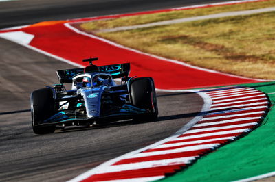 George Russell (GBR) Mercedes AMG F1 W13. Formula 1 World Championship, Rd 19, United States Grand Prix, Austin, Texas,