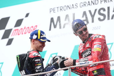 Fabio Quartararo Francesco Bagnaia , MotoGP race, Malaysian MotoGP, 23 October