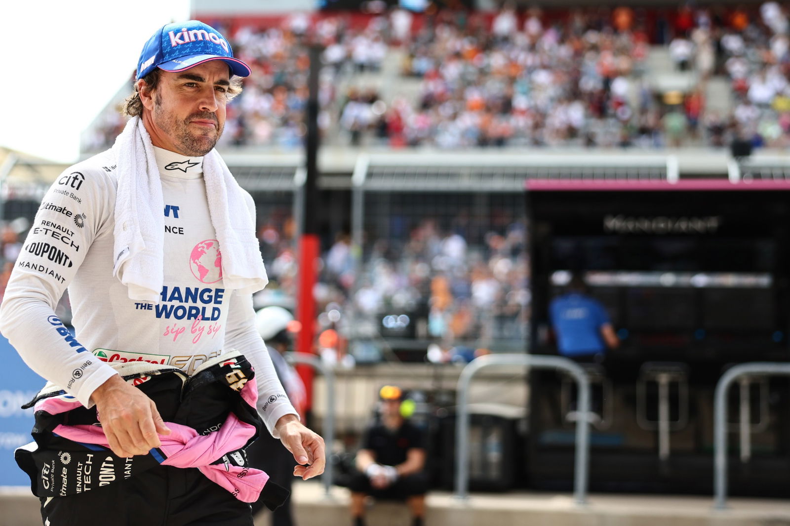 Fernando Alonso (ESP) ), Kejuaraan Dunia Formula 1 Tim F1 Alpine, Rd 19, Grand Prix Amerika Serikat, Austin, Texas, USA,