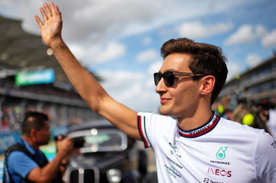 George Russell (GBR) Mercedes AMG F1 on the drivers parade. Formula 1 World Championship, Rd 19, United States Grand Prix,