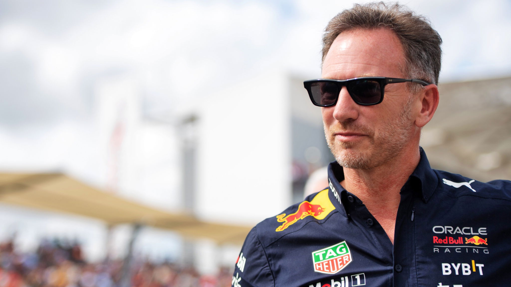 Christian Horner (GBR) Red Bull Racing Team Principal on the grid. Formula 1 World Championship, Rd 19, United States