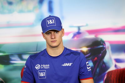 Mick Schumacher (GER ) Haas F1 Team di Konferensi Pers FIA. Kejuaraan Dunia Formula 1, Rd 20, Grand Prix Meksiko,