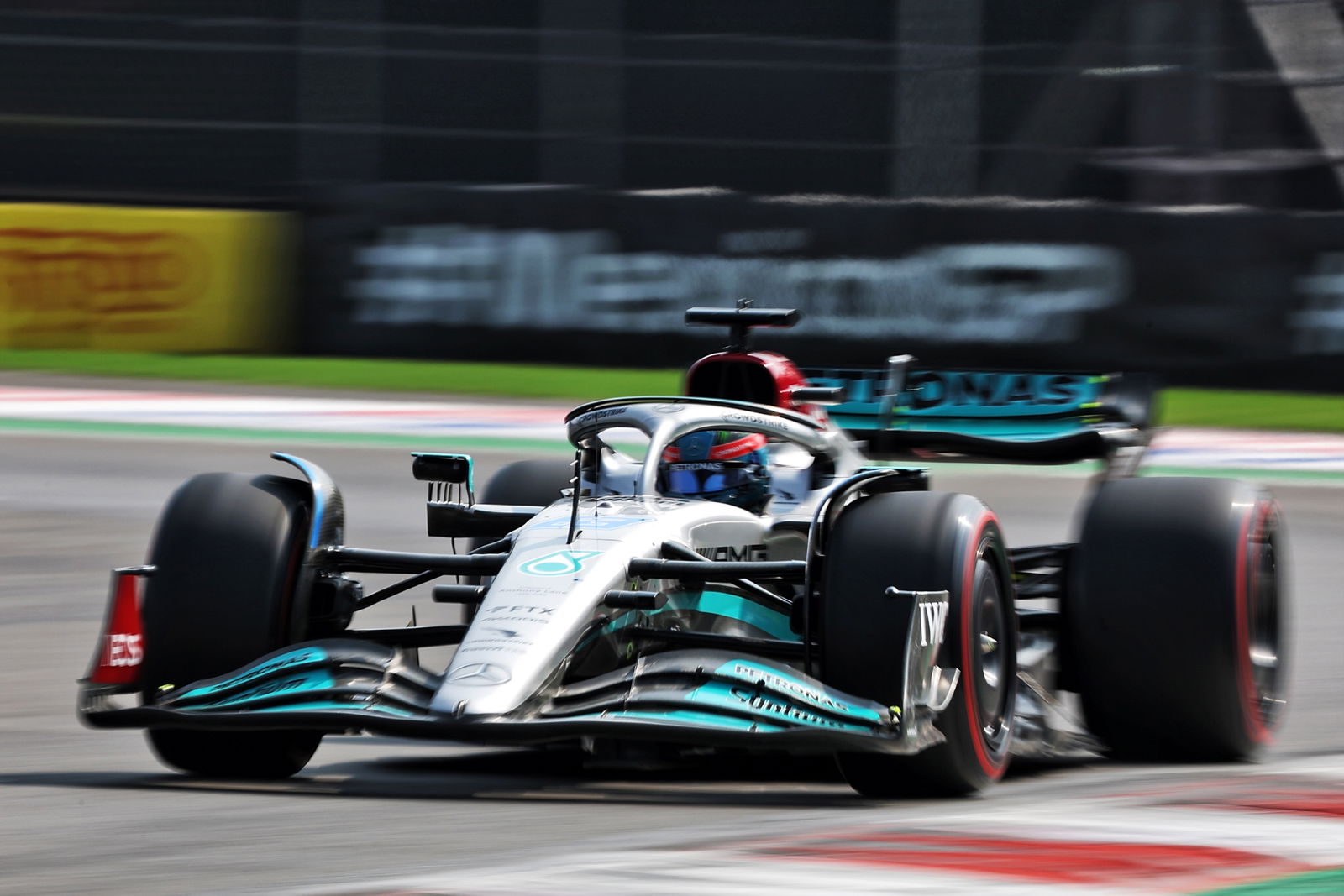 George Russell (GBR) Mercedes AMG F1 W13. Formula 1 World Championship, Rd 20, Mexican Grand Prix, Mexico City, Mexico,