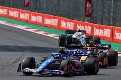 Esteban Ocon (FRA) Alpine F1 Team A522. Formula 1 World Championship, Rd 20, Mexican Grand Prix, Mexico City, Mexico, Race