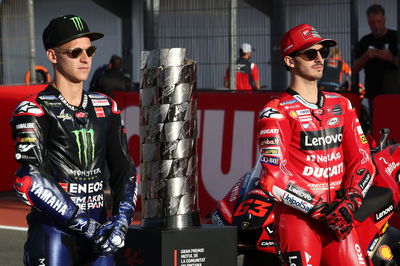 Fabio Quartararo, Francesco Bagnaia, Valencia MotoGP, 3 November