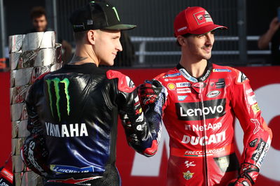 Fabio Quartararo, Francesco Bagnaia, Valencia MotoGP, 3 November