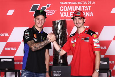 Fabio Quartararo, Francesco Bagnaia, Valencia MotoGP, 3 November