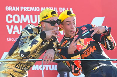 Pedro Acosta, Augusto Fernandez, Moto2 race, Valencia MotoGP, 6 November