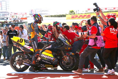 Luca Marini Francesco Bagnaia MotoGP race, Valencia MotoGP. 6 November