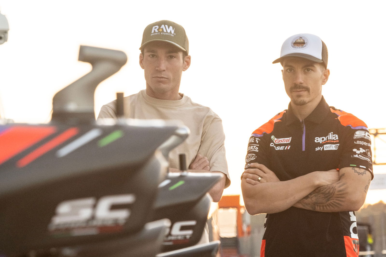 Aleix Espargaro, Maverick Vinales Aprilia MotoGP Valencia 2022