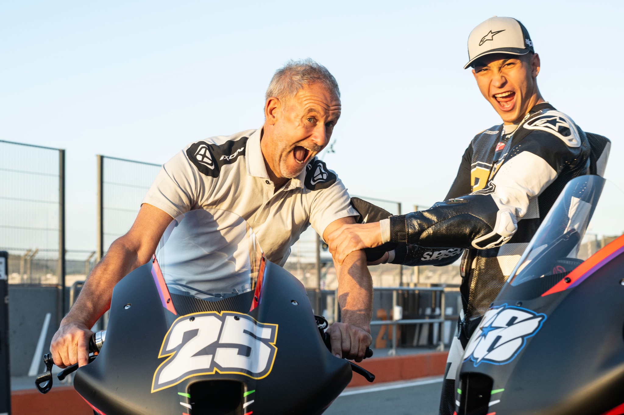 Raul Fernandez, Wilco Zeelenberg, Valencia MotoGP test 07 November