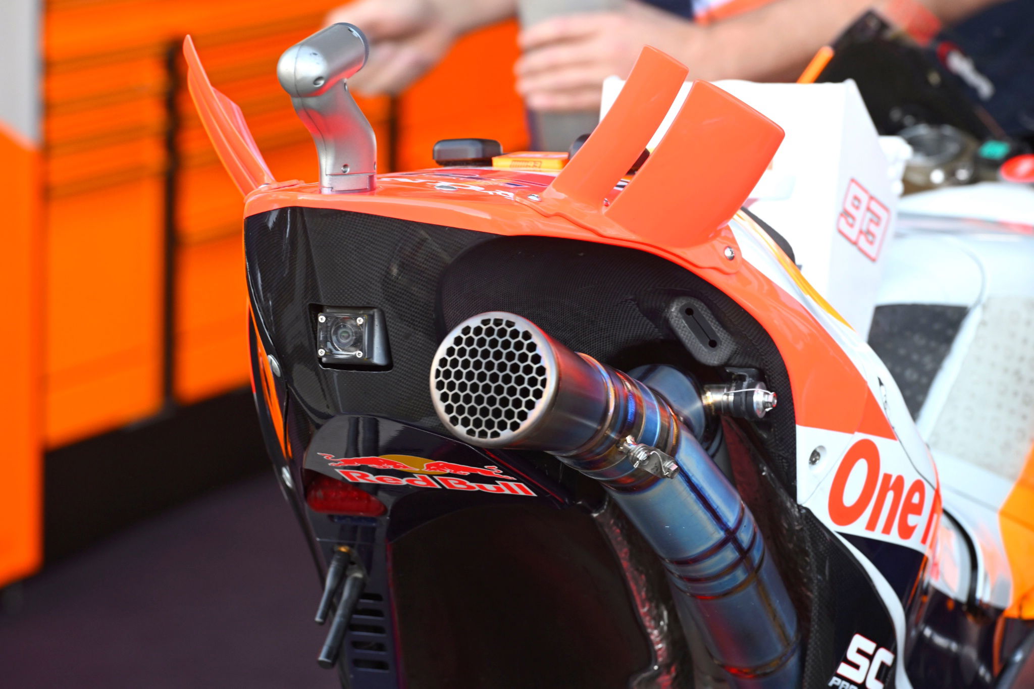 Honda bike, Valencia MotoGP test, 8 November