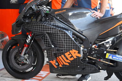 KTM bike, Valencia MotoGP test, 8 November