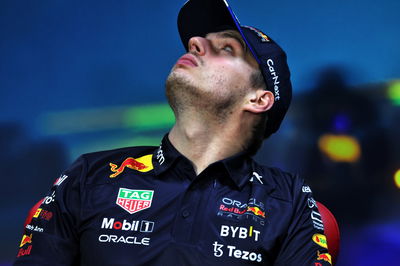 Max Verstappen (NLD) Red Bull Racing in the FIA Press Conference. Formula 1 World Championship, Rd 21, Brazilian Grand