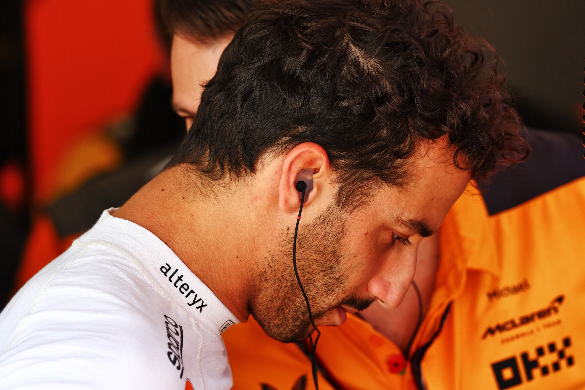 Daniel Ricciardo (AUS) McLaren. Formula 1 World Championship, Rd 21, Brazilian Grand Prix, Sao Paulo, Brazil, Race Day.