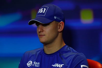 Mick Schumacher (GER) Haas F1 Team in the FIA Press Conference. Formula 1 World Championship, Rd 22, Abu Dhabi Grand Prix,