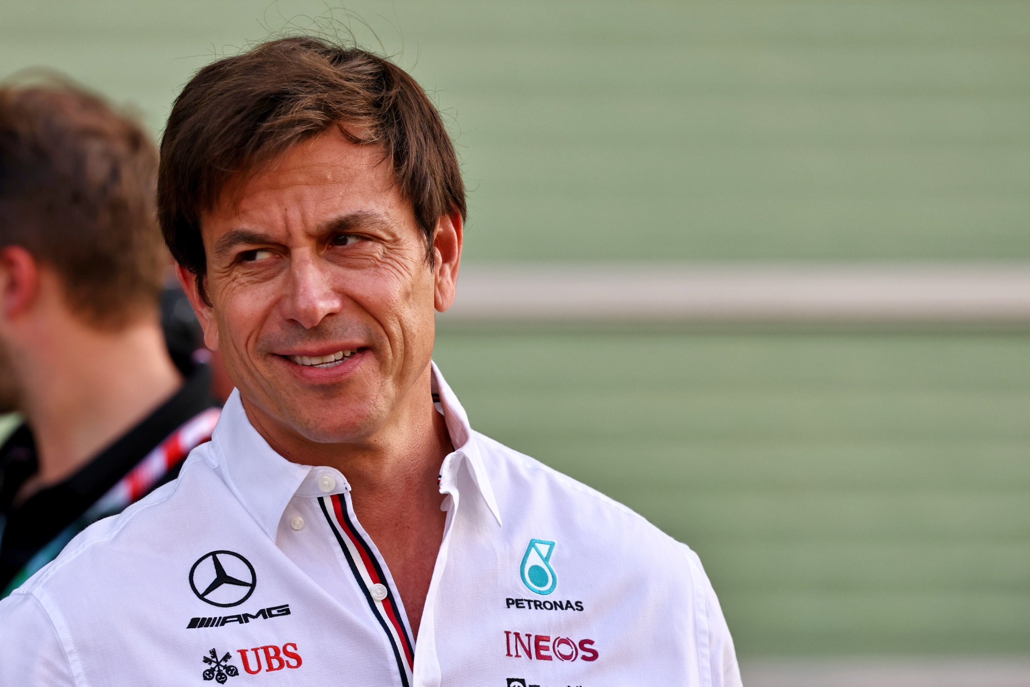 Toto Wolff (GER ) Pemegang Saham Mercedes AMG F1 dan Direktur Eksekutif di foto tim Kejuaraan Dunia Formula 1, Rd