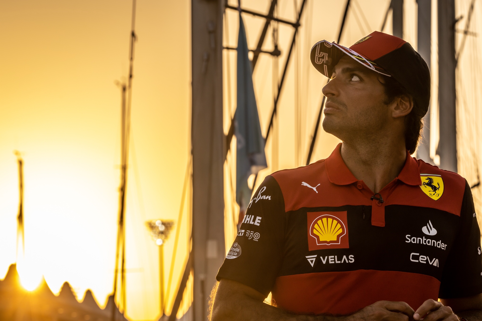 Carlos Sainz Jr (ESP) Ferrari. Formula 1 World Championship, Rd 22, Abu Dhabi Grand Prix, Yas Marina Circuit, Abu Dhabi,